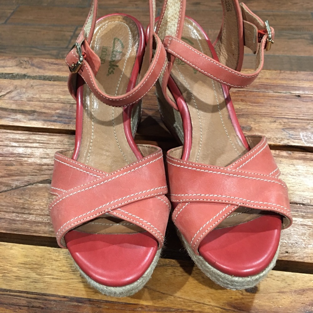 Clark’s women’s  wedges size8